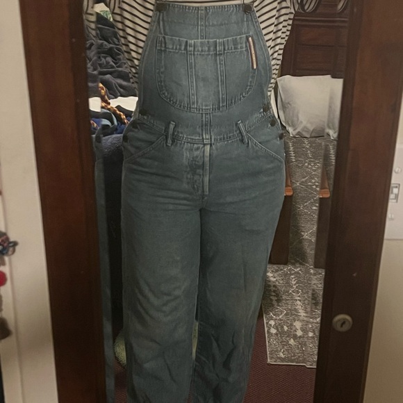 Vintage Denim Jean Overalls Abe - Picture 8 of 8